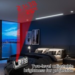 Topika 180 Projection Alarm Clock with Clear Time & Temperature Display