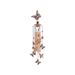 Topika - Outdoor Wind Chimes, Aluminium Tube, Butterfly Style Garden Decor