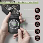 Topika Faraday Key Fob Protector Set Faraday Pouch and Box for Car Keys