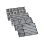 Topika Jewellery Organizer, Velvet Jewelry Tray with Storage for Drawer