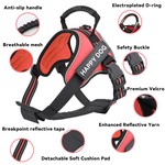 Topika No Pull Dog Harness with Reflective Straps for Big Dog
