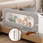 Topika Foldable Bed Rail for Toddlers & Baby, Bed Safety Rail Children