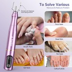 Topika Nail Polish Remover Electric Nail Drill Cordless E File