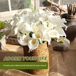 Topika Fake Flowers Real Touch PU Calla Lily Artificial Plants home Decor