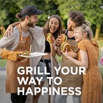 Topika Cast Iron Non-stick Grill Pan No Need For Butter Or Oil Double Sided
