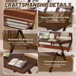 Topika - Bamboo Wooden Folding Table, Portable Desk For Home And Study
