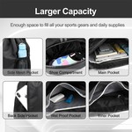 Topika - Sports Drawstring Backpack Gym Swim Bag with Shoe Section
