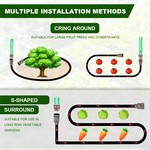 Topika - 15M Soaker Hose Garden Hose Water Hose Soft Drip Irrigation Hose