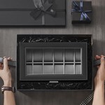 Topika Watch Gift Box For Men Leather Watch Case 12Slot Organizer With Lock