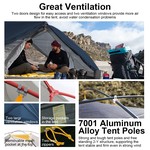 Naturehike Lightweight 2 Person Camping Tent - Blue