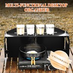 Topika Burner Gas Stove Wind Shield, Portable Folding Wind Deflector