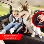 Topika Dog Car Seat Cover Waterproof Back Seat Protector