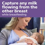 TopikaKids - 2 x Wearable Silicone Breast Milk Collector Cups, Leak-Proof