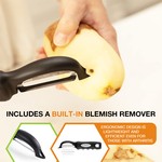 Topika Potato Peeler for Kitchen, Stainless Steel Vegetable Peeler