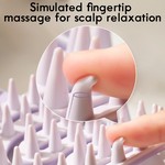 Topika - Curved Vented Scalp Scrubber, Scalp Massager Shampoo Brush