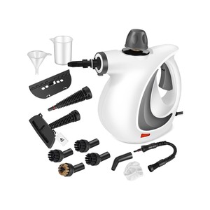 Topika Handheld Steam Cleaner for Home, Carpet, and Car - 12pcs Accessories