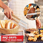 Topika - 35PCS Grill Tool Set with Wooden Handles & Storage Bag