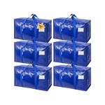 Topika - Moving Bags Heavy Duty Storage Totes with Handles & Tag Pocket