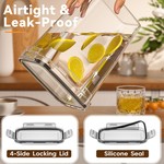 Topika -24/14/7-Airtight Food Storage Container Set with Lids for Kitchen