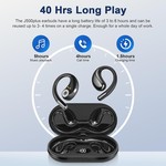 Topika - Adjustable Ear-hook Bluetooth headphones, Open Ear Bluetooth 5.4