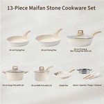 Topika - 13Pc Premium Non-Toxic Home Kitchen Non-Stick Cookware Pan Pot Set