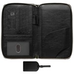 Topika Travel Passport Holder with Zipper, RFID Passport Wallet for unisex