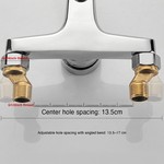 Topika Bath Mixer Tap with Shower Set, Wall Mounted Waterfall Faucet