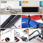 Topika Cable Box Organiser Set With 3 Boxes And 5 Types Accessories