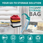 TopikaHome - 10 Pack Vacuum Storage Bags, Vacuum Seal Bags for Home Storage