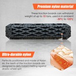 Topika 2 Piece Recovery Boards 10T Load, Off-Road Traction for Sand & Mud