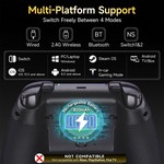 EasySMX Wireless Gaming Controller, Charging Dock for Windows Steam Mobile