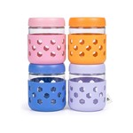 Topika-Over Night Oats Jars 4 Pcs,480Ml Glass Storage Jars With Bamboo Lids