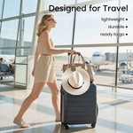 Topika - Magnetic Hat Clip For Bag, 3pcs Travel Hat Clip Keyring Set