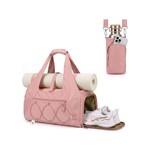 Topika Stylish Gym Bag With Shoe Compartment & Water Bottle Pouch