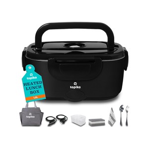 Topika - 60W Electric Lunch Box Food Warmer 1.5L, 20-minute quick heating