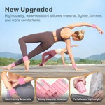 Topika Weighted Wrist Bands Adjustable Silicone Weighted Bracelet For Yoga