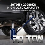 TopikaAuto-20T Car Jack Hydraulic, Heavy-Duty Bottle & Trolley Jack for Car