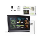 Topika Wireless Weather Station Thermometer, High-Definition Color Display