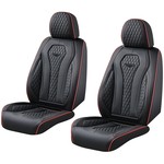 Topika Universal 2 Seats Leather Car Seat Covers Full Set, Front Set,