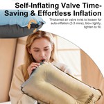 Naturehike Inflatable Pillow, Sponge-Filled Pillows for Camping Travel