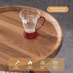 Topika - Round Side Table, 3-Tier Small Table For Bedroom And Living Room