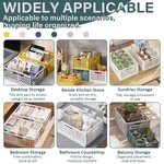 Topika 2.8L Collapsible Storage Crates Multi-Purpose Plastic Baskets