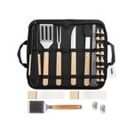 Topika - 35PCS Grill Tool Set with Wooden Handles & Storage Bag