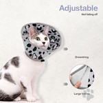 Topika Cat Cone Collar Soft Recovery, Adjustable Dog Cone Collar