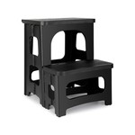 Foldable Step Ladder,Non-Slip Portable Footstool with Dual Platform