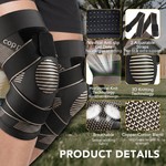 Topika - Copper Knee Brace with Straps for Men & Women, 2 Pack