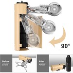 Topika Butane Gas Stove with foldable stand, 1400W Protable Camping stove