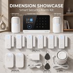 Topika - Smart Home Security Alarm System Full Kit With WiFi & GSM Alerts