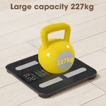 Topika Smart Body Composition Scale With BMI, Body Fat, Muscle & Heart Rate