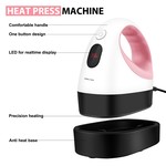 Topika - Mini Heat Press Machine for T-Shirts, Mini Iron Heat Press for DIY